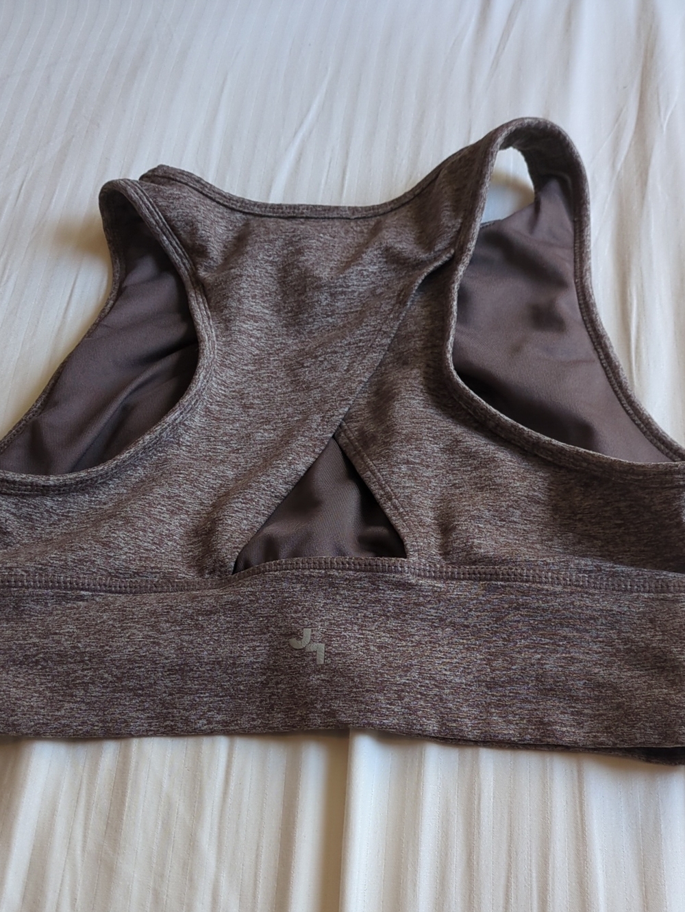 4 Pack BUNDLE JoyLab Sports Bra Multipack - Olive, Charcoal, Light Gray, Heather - Picture 6 of 6